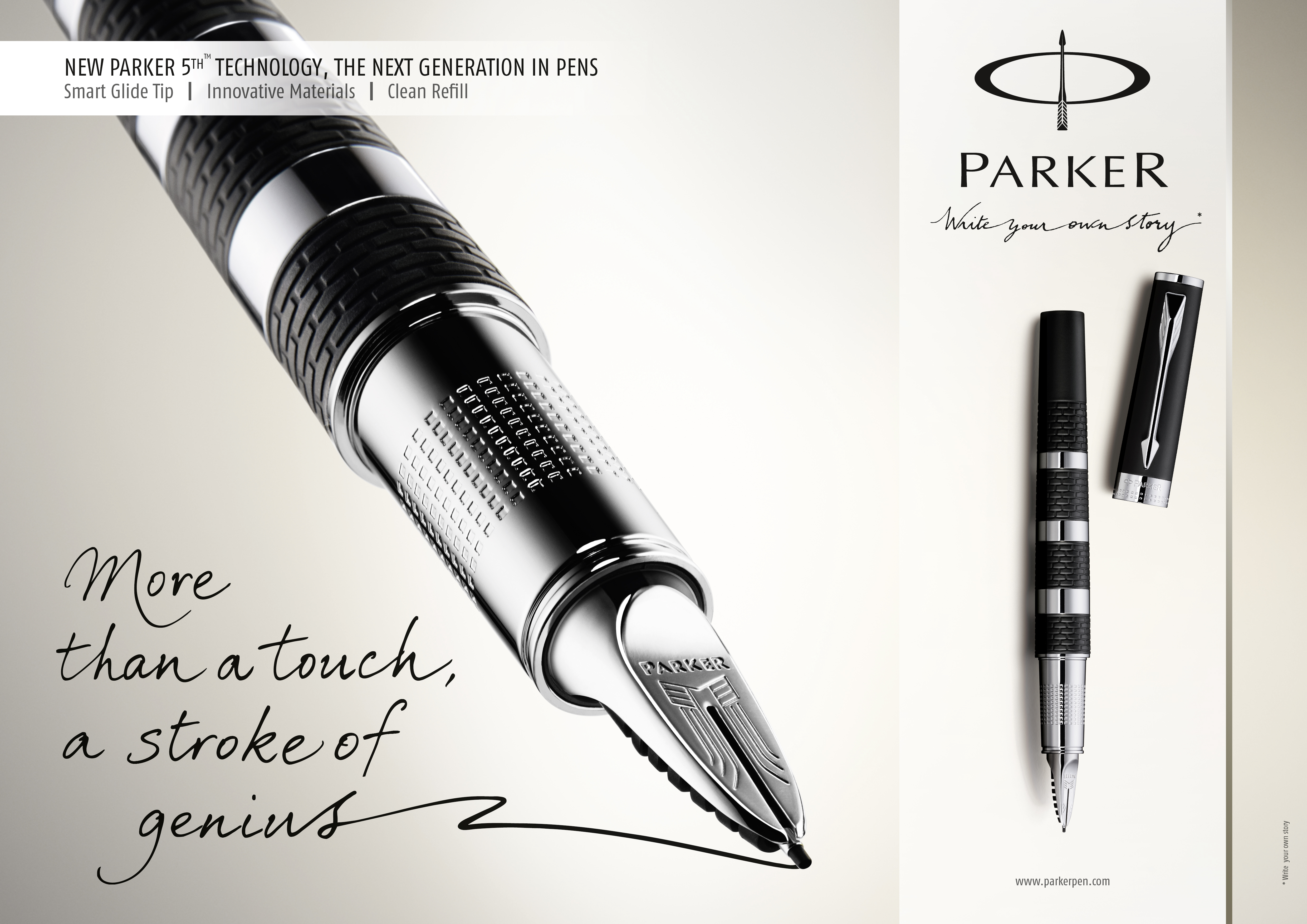 Ручка Паркер реклама